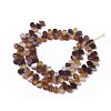 Dyed Natural Agate Beads Strands G-F595-A17-2