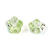 Electroplate Transparent Glass Beads Strands EGLA-N055-03A-02-3