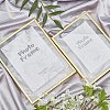 Glass Picture Frame with Iron Easel AJEW-WH0021-58A-5
