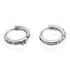 Tarnish Resistant 304 Stainless Steel Hoop Earrings Findings LS-STAS-N092-189-1