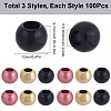 300Pcs 3 Styles Acrylic & ABS Plastic European Beads DIY-SP0001-14-2