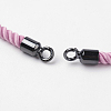 Nylon Twisted Cord Bracelet Making MAK-K006-06B-2