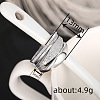 4Pcs Brass Micro Pave Clear Cubic Zirconia Finger Rings & Brass Finger Rings Set FS-WG9B944-01-3