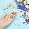 36Pcs 6 Colors Mini Resin Octopus Ornaments CRES-SC0002-70-3