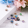 Craftdady Faceted Resin European Beads RPDL-CD0001-01-14