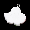 Cute Opaque Resin Pendants RESI-L038-07P-02-3