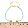 Braided Steel Wire Bracelet Making KK-CBA6056-03F-G-2