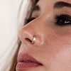 Brass Nose Studs Nose Piercing Jewelry AJEW-BB66666-A-3