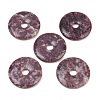Natural Lepidolite Pendants G-K099-40mm-02-1