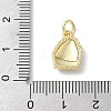 Brass Enamel Pendants KK-B155-05G-02-2