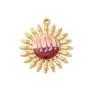 304 Stainless Steel Enamel Pendants STAS-D362-04G-02A-1