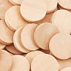 Beech Wooden Round Pieces WOOD-OC0002-37-4