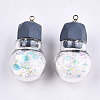 Opaque Resin Pendants RESI-T051-06A-2