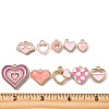 20Pcs 10 Styles Alloy Enamel Pendants ENAM-FP0002-33-2
