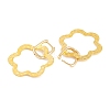 Rack Plating Brass Earrings EJEW-S219-01G-2