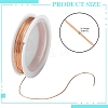 Round Copper Jewelry Wire CWIR-S002-0.8mm-03-3