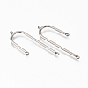 Tarnish Resistant 304 Stainless Steel Asymmetric Length Chandelier Component Links X-STAS-T050-029P-2