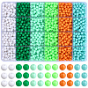1440Pcs 6 Styles Opaque Acrylic Beads MACR-PA0001-78-7
