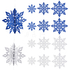 2Bags 2 Colors Christmas Theme Plastic Decorations DIY-SC0026-68-1