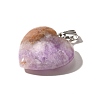 Natural Amethyst Lace Agate Pendants G-A244-08D-2