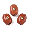 Natural Red Jasper European Beads GG-CBA105B-02D-G-1