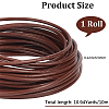 10M Round Cowhide Leather Cord WL-CL0001-32B-01-2