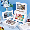Rectangle Paper Biscuit Boxes with Clear Window CON-WH0098-15B-02-4