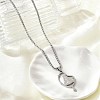 304 Stainless Steel Nossa Senhora Aparecida Virgin Pendant Box Chain Necklaces NJEW-H055-07P-3