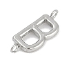 304 Stainless Steel Letter Connector Charms LS-STAS-M108-01P-02-2