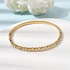 304 Stainless Steel Rhinestone Hinged Bangles for Women BJEW-B168-03C-G-2