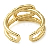 Brass Open Cuff Rings for Women LS-RJEW-Z070-07G-01-3