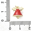 Brass Micro Pave Cubic Zirconia Pendants KK-A278-10G-01-3