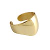 Women's Simple Brass Cuff Earrings EJEW-BB62716-B-1
