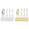 Brass Lobster Claw Clasps DIY-YW0009-37G-2