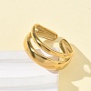 304 Stainless Steel Cuff Rings RJEW-P150-14G-3