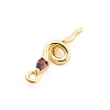 Brass Micro Pave Cubic Zirconia Pendants KK-M321-01E-G02-2