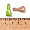 Baking Paint Opaque Acrylic Pendants OACR-H059-03-3