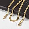PVD Vacuum Plating 304 Stainless Steel Snake Chains Necklaces X-NJEW-O058-29G-3