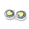 Printed Alloy with Acrylic Pendants AL-CBAE25B-03A-G-3