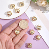 10Pcs Brass Pendants KK-BBC0025-54-3