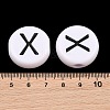 Opaque Acrylic European Beads AC-CBA3BDD-01X-3