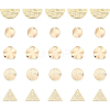 40Pcs 5 Style Brass Pendants KK-BC0002-10G-1