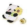 Panda Theme Enamel Pins JEWB-B030-03B-G-3