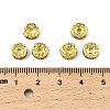 Brass Rhinestone Spacer Beads RB-A014-Z8mm-G-4