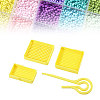 3Pcs 3 Styles Plastic Fuse Beads Picking Tray DIY-PH0038-05-1