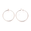 Brass Wine Glass Charm Rings Hoop Earrings X-EC067-2RG-1