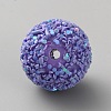 Opaque Acrylic Glitter Beads FIND-CJC0010-111A-14-2