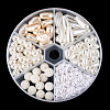 224Pcs 6 Styles Imitation Pearl Acrylic Beads OACR-TA0005-15-4