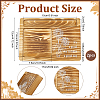 2Pcs Flower Printed Wood Display Trays for Sticky Notes ODIS-PH0009-18-2