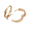 Brass Micro Pave Colorful Cubic Zirconia Hoop Earrings EJEW-M238-71KCG-2